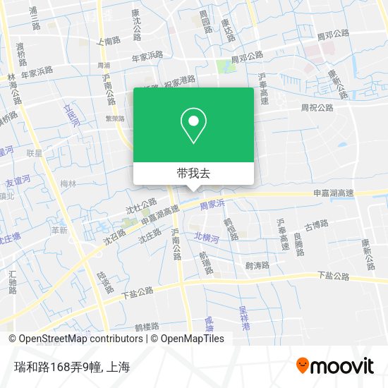 瑞和路168弄9幢地图
