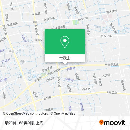 瑞和路168弄9幢地图