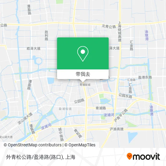 外青松公路/盈港路(路口)地图