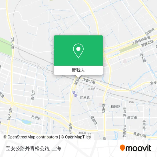 宝安公路外青松公路地图