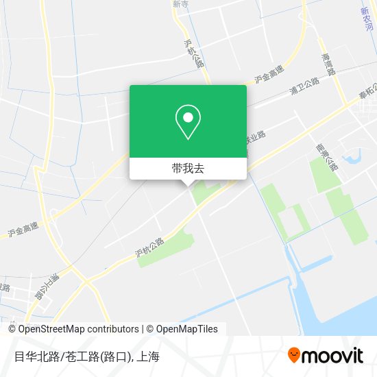 目华北路/苍工路(路口)地图