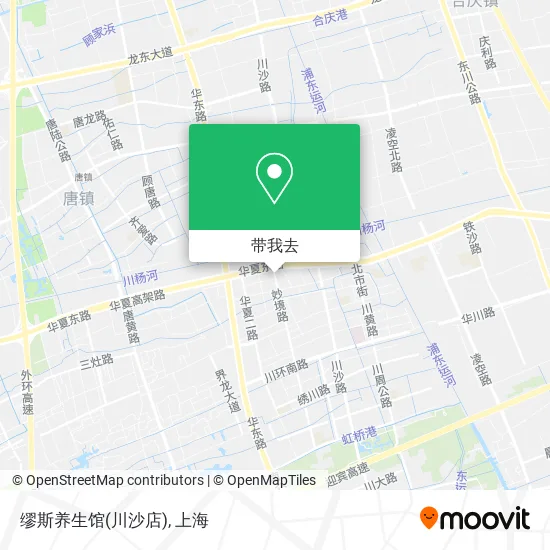缪斯养生馆(川沙店)地图