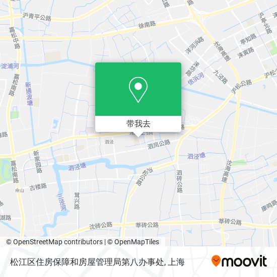 松江区住房保障和房屋管理局第八办事处地图