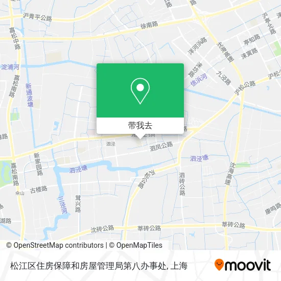 松江区住房保障和房屋管理局第八办事处地图