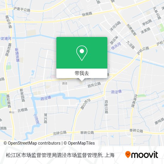 松江区市场监督管理局泗泾市场监督管理所地图