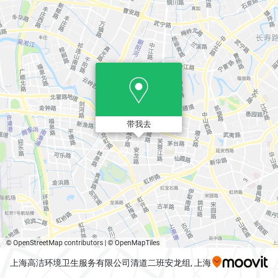 上海高洁环境卫生服务有限公司清道二班安龙组地图