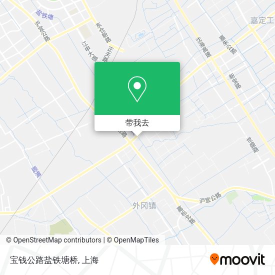 宝钱公路盐铁塘桥地图
