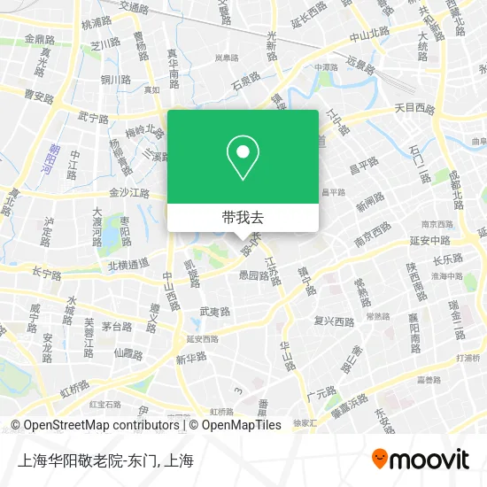 上海华阳敬老院-东门地图