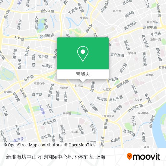 新淮海坊中山万博国际中心地下停车库地图