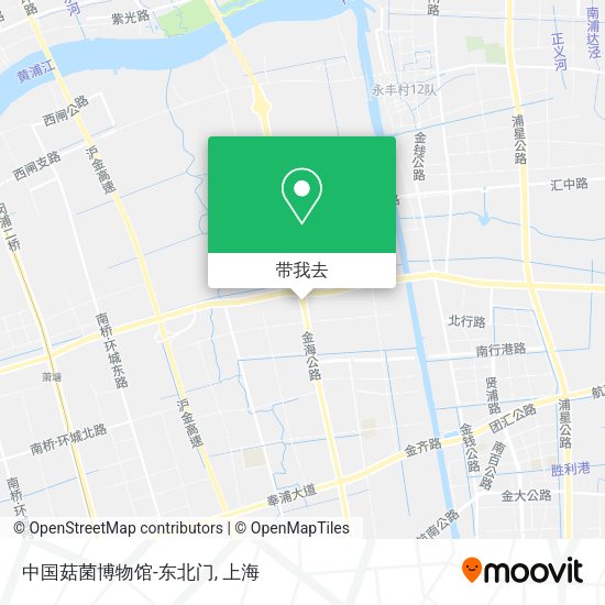 中国菇菌博物馆-东北门地图