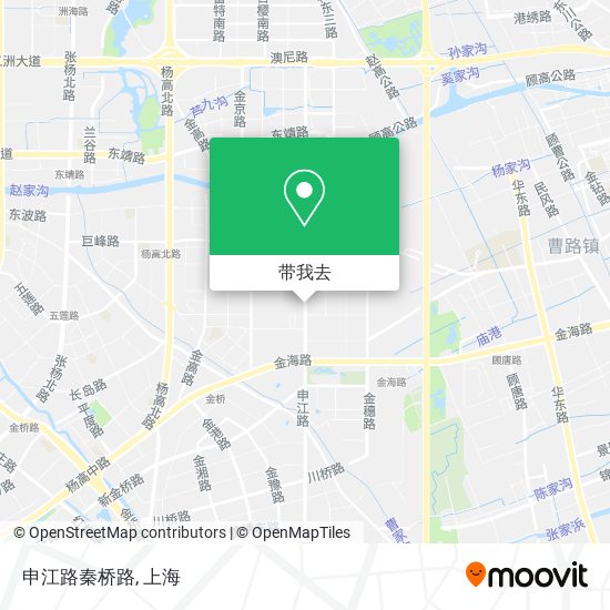 申江路秦桥路地图