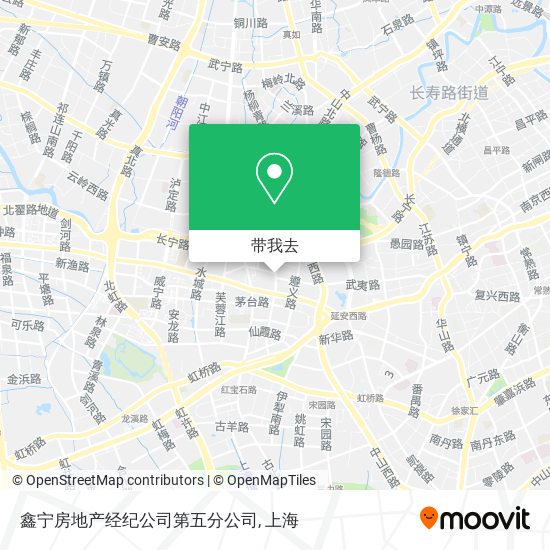 鑫宁房地产经纪公司第五分公司地图