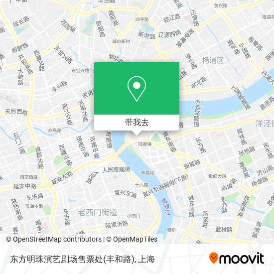 东方明珠演艺剧场售票处(丰和路)地图