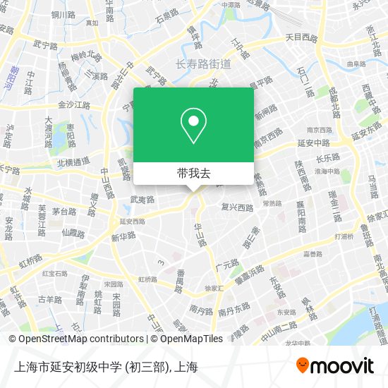 上海市延安初级中学 (初三部)地图