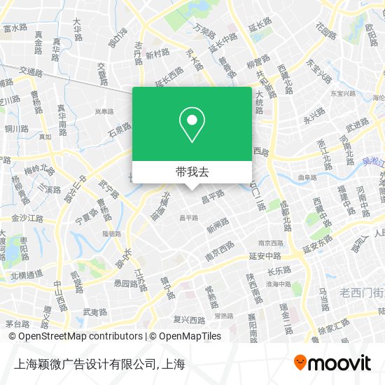 上海颖微广告设计有限公司地图