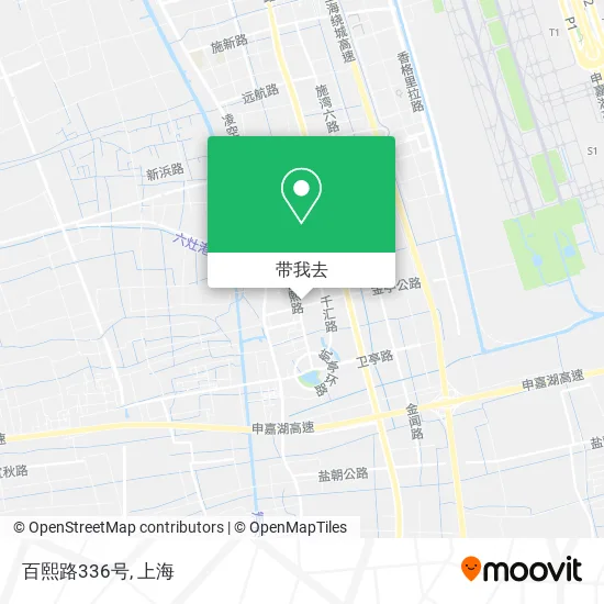 百熙路336号地图