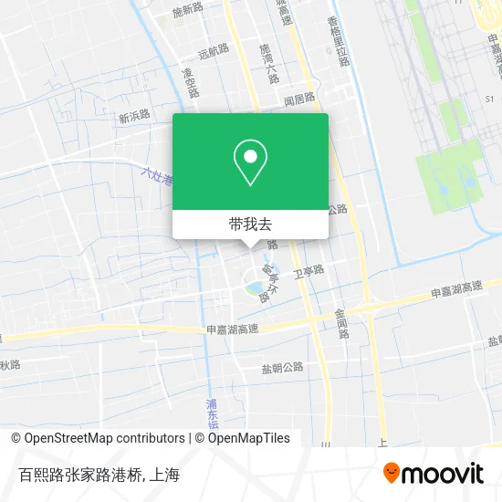 百熙路张家路港桥地图