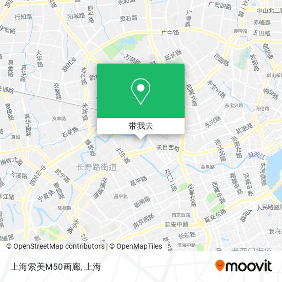 上海索美M50画廊地图