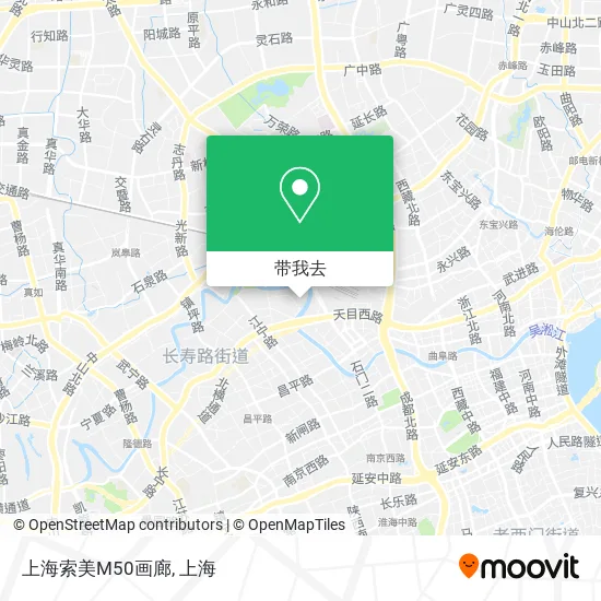 上海索美M50画廊地图