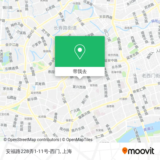 安福路228弄1-11号-西门地图