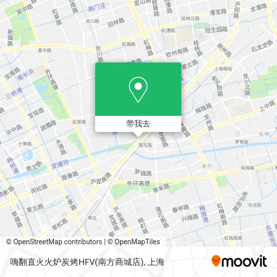 嗨翻直火火炉炭烤HFV(南方商城店)地图