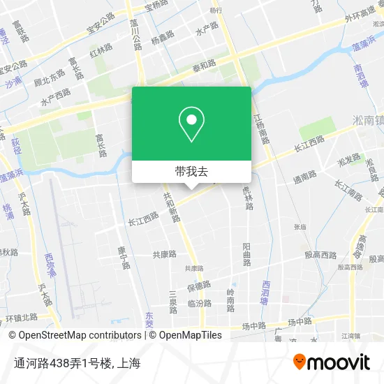 通河路438弄1号楼地图