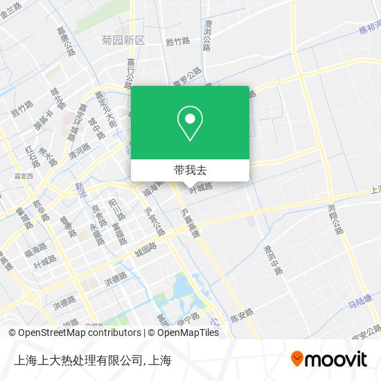 上海上大热处理有限公司地图