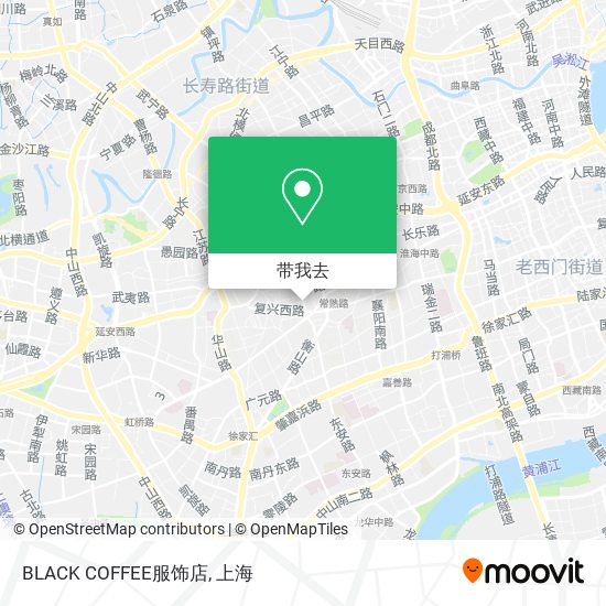 BLACK COFFEE服饰店地图