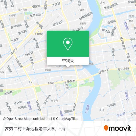 罗秀二村上海远程老年大学地图