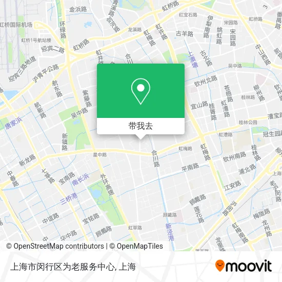 上海市闵行区为老服务中心地图