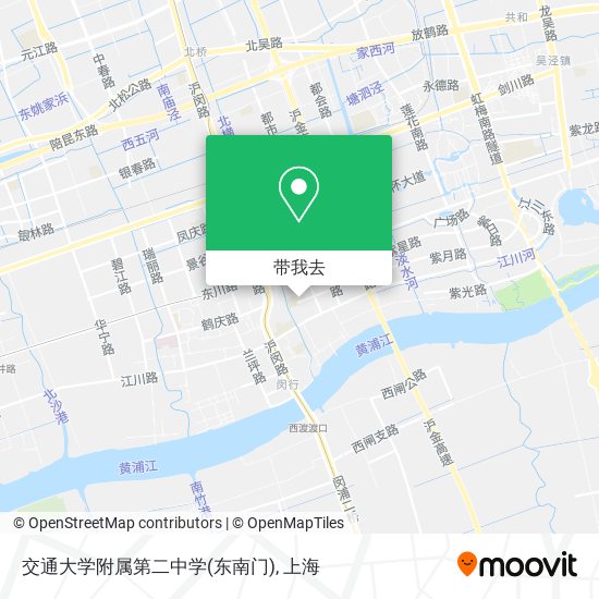 交通大学附属第二中学(东南门)地图