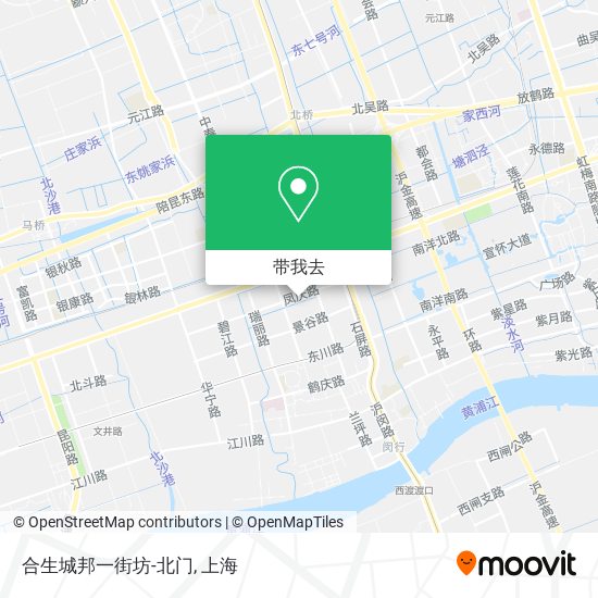 合生城邦一街坊-北门地图