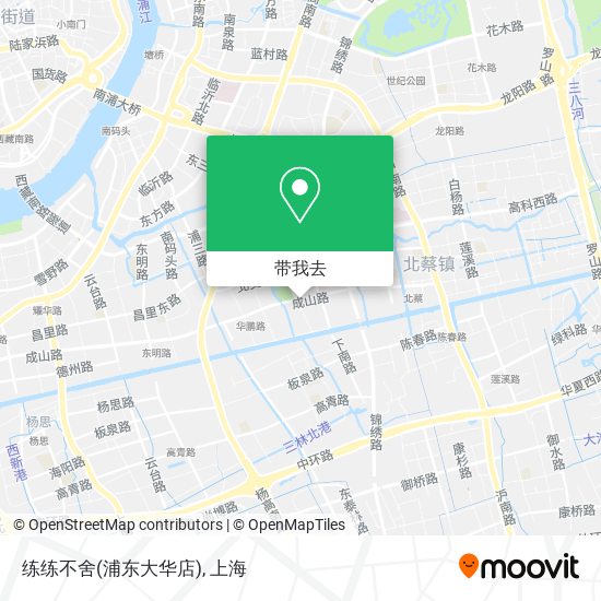 练练不舍(浦东大华店)地图