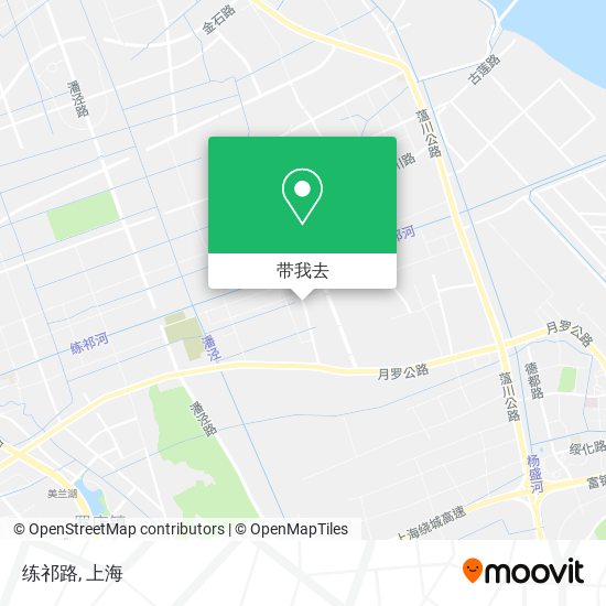 练祁路地图