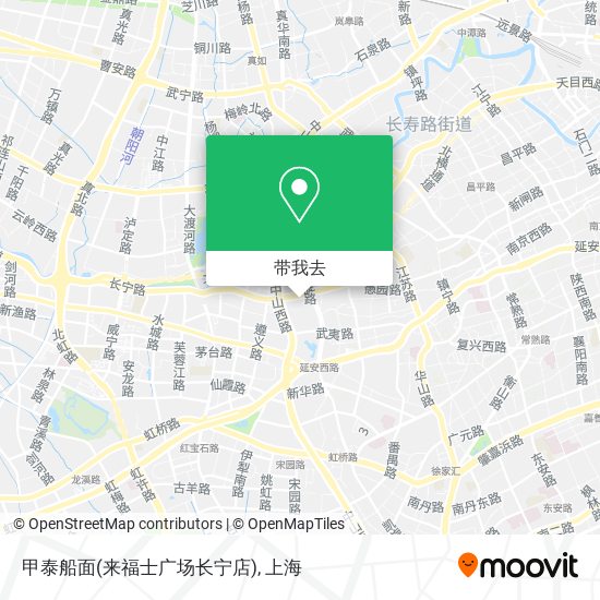 甲泰船面(来福士广场长宁店)地图