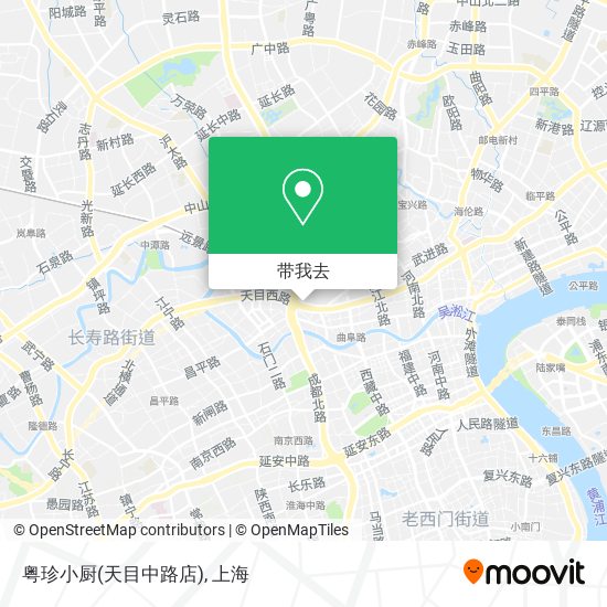 粤珍小厨(天目中路店)地图