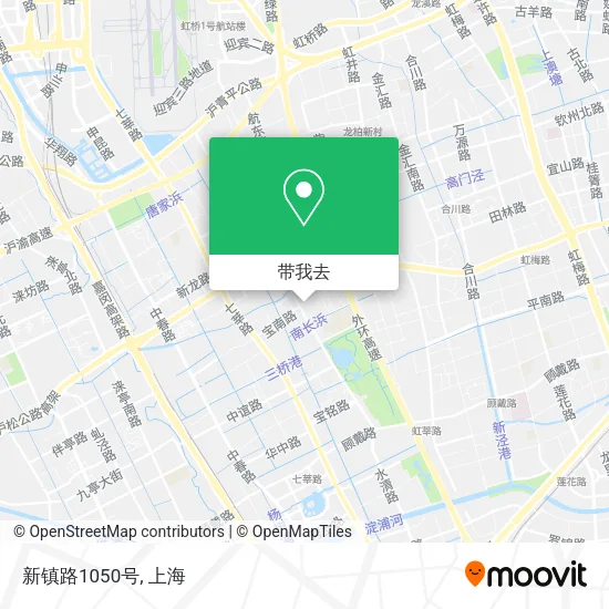 新镇路1050号地图