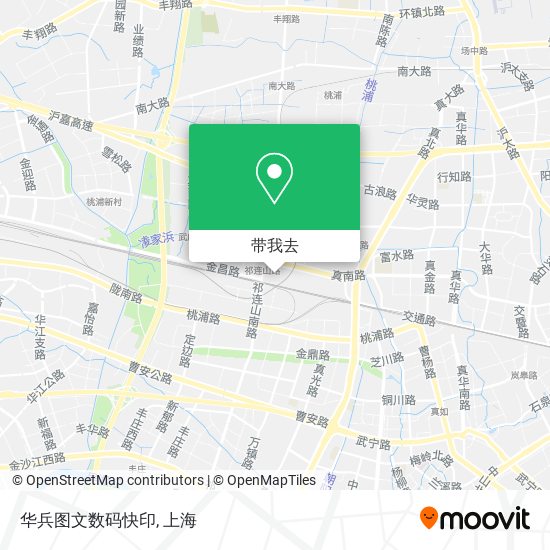 华兵图文数码快印地图