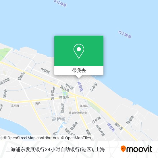 上海浦东发展银行24小时自助银行(港区)地图