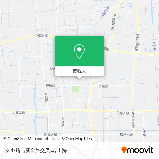 久业路与新金路交叉口地图