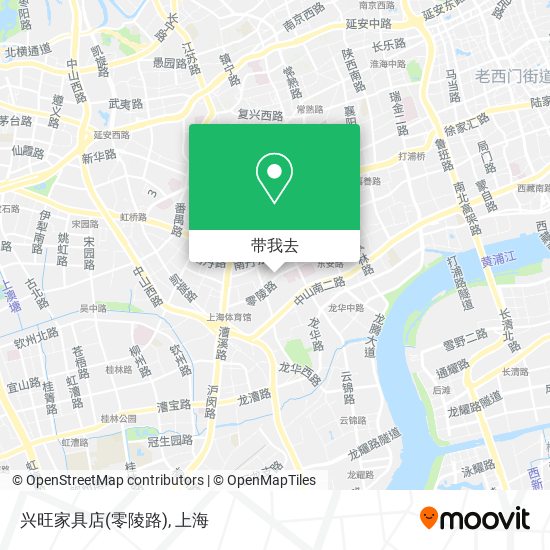 兴旺家具店(零陵路)地图