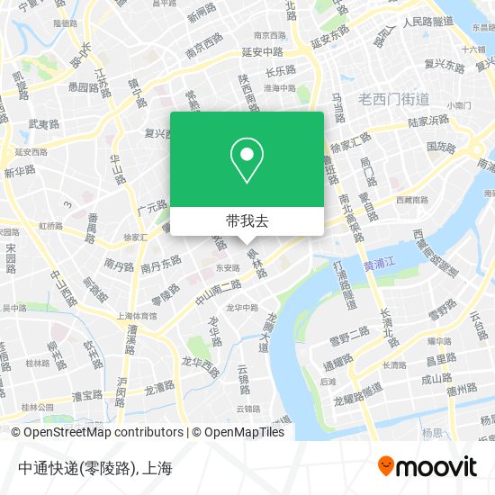 中通快递(零陵路)地图