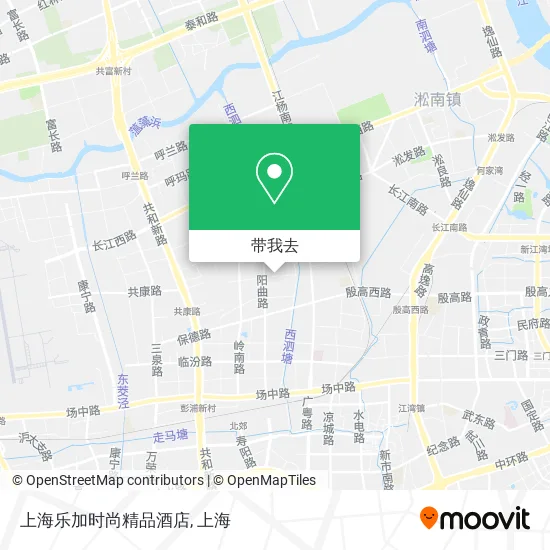 上海乐加时尚精品酒店地图