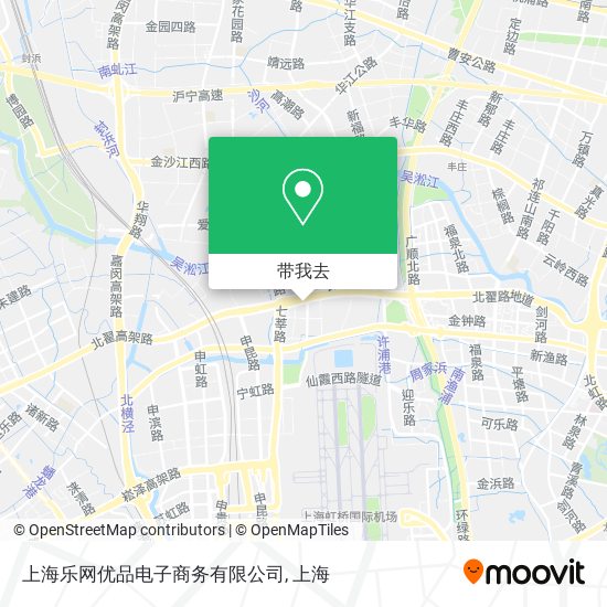 上海乐网优品电子商务有限公司地图