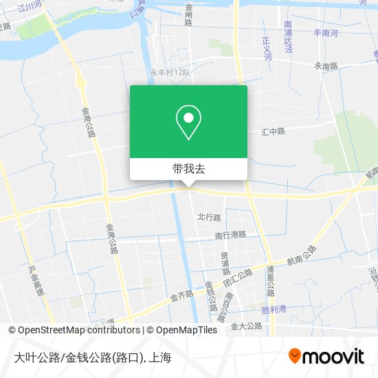 大叶公路/金钱公路(路口)地图