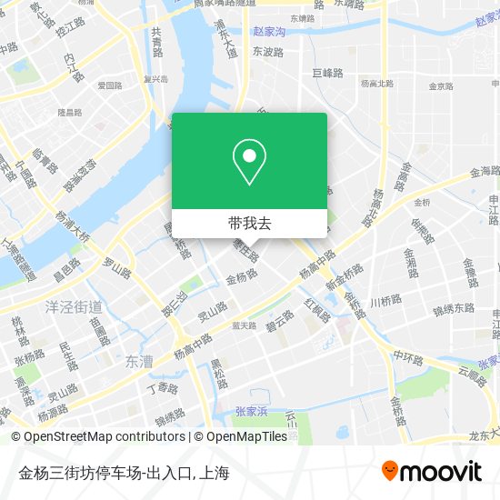 金杨三街坊停车场-出入口地图
