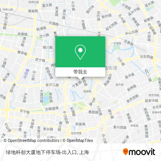 绿地科创大厦地下停车场-出入口地图