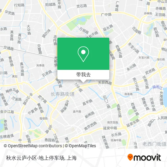 秋水云庐小区-地上停车场地图