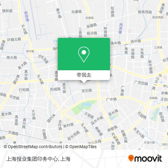 上海报业集团印务中心地图