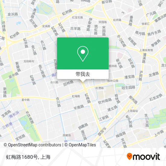虹梅路1680号地图